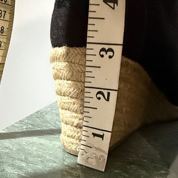 TOMS Canvas Black Wedge Ankle Boots - Picture 8 of 8